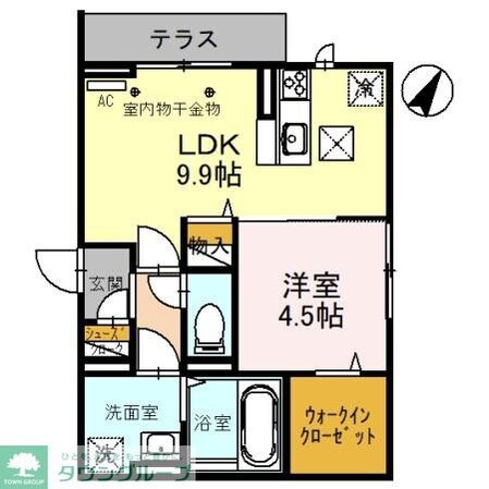 ミレニアセジュール熊谷の物件間取画像